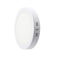 Daumer - Sobrepuesto Led Redondo Marco Blanco 12W Luz Neutra