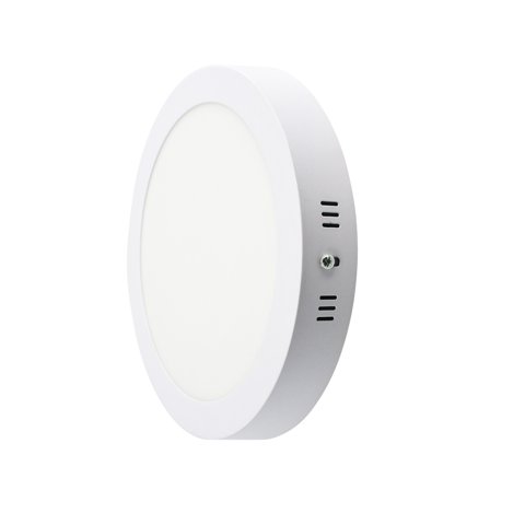 Daumer - Sobrepuesto Led Redondo Marco Blanco 6W Luz Fria
