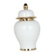 thumbnail image 5 of Jarrón De Porcelana Para Jengibre, Jarrón De Cerámica Tradicional Para Tanque De Almacenamiento, Hogar, Bodas, Color Blanco, 5 of 5