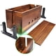 thumbnail image 2 of Caja de gestión de cables Itvexeme, madera de nogal vintage, 36 x 15 x 16 cm, 2 of 7