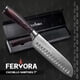 thumbnail image 4 of Cuchillo Santoku 18 Cm Fervora Profesional Acero 3cr13 Japon Gris, 4 of 4