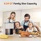 thumbnail image 2 of Freidora Air Fryer Simple Deluxe de 6,34 L, 12 en 1, 1700 W, con ventana visible, 2 of 8