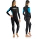 thumbnail image 5 of Traje de neopreno Cressi Morea de 3 mm para mujer, color negro/aguamarina, talla S, 5 of 8