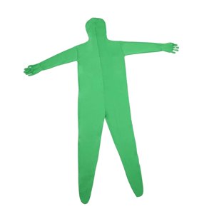 Magideal - Traje De Cuerpo Completo, Traje De Poliéster Elástico Para Adultos, Traje Que Desaparece Para Fotografía, Película Fotográfica Para Adultos Verde 150Cm