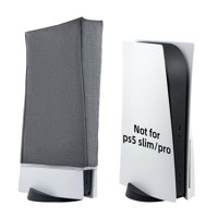 Genérico - Funda Antipolvo Modo Horizontal Para Consola Ps5 1680D Oxford Cloth Anti-Scratch Waterproof Dust Guard Backend Cutaway Design (No Para Ps5 Slim Ps5 Pro)-Vertical-Gris