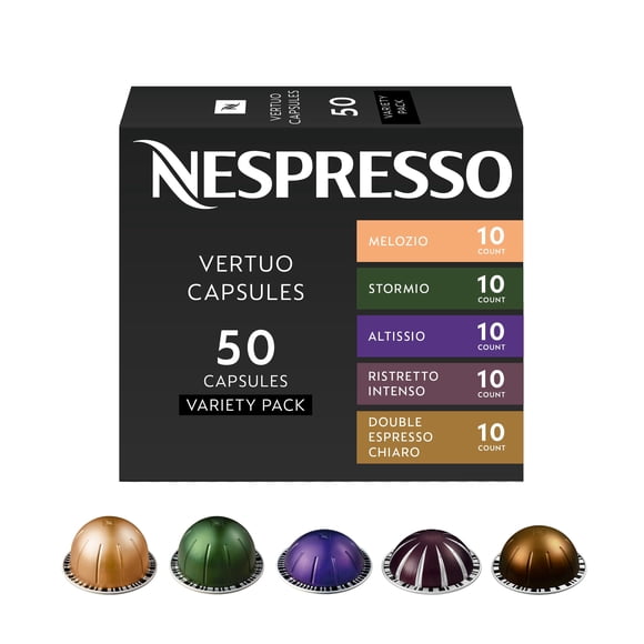 Cápsulas Nespresso Vertuo Pack Variado de 50 unidades