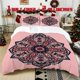 thumbnail image 1 of 3pcs Mandala Print Bedding Set Soft Duvet Cover with 2 Pillowcases All Season Comfort, 1 of 5