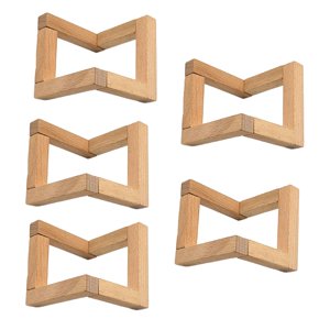 Magideal - Soporte De Madera De Abedul, Base De Lámpara Para Piedras Preciosas, , , Decoración Para El Hogar Y La Oficina , 6Cm