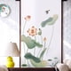 thumbnail image 2 of 1pc Chinese Lotus Wall Sticker, Bedroom Living Room Sticker, Foe Home Wall Decoration, Self-adhesive Wallpaper And DIY Home Decor, For Living Room Bedroom Porch Rental Apartment Home Decoration（19.6*, 2 of 4