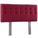 thumbnail image 2 of Respaldo Cama Botone 1.5 Plaza Felpa Rojo, 2 of 4