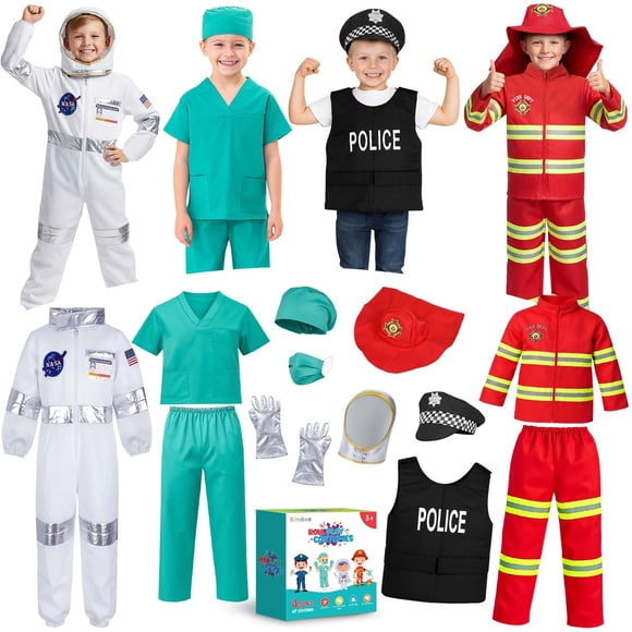 Set de Disfraces para Niños Pequeños Ximoeo 4 en 1 de Profesiones