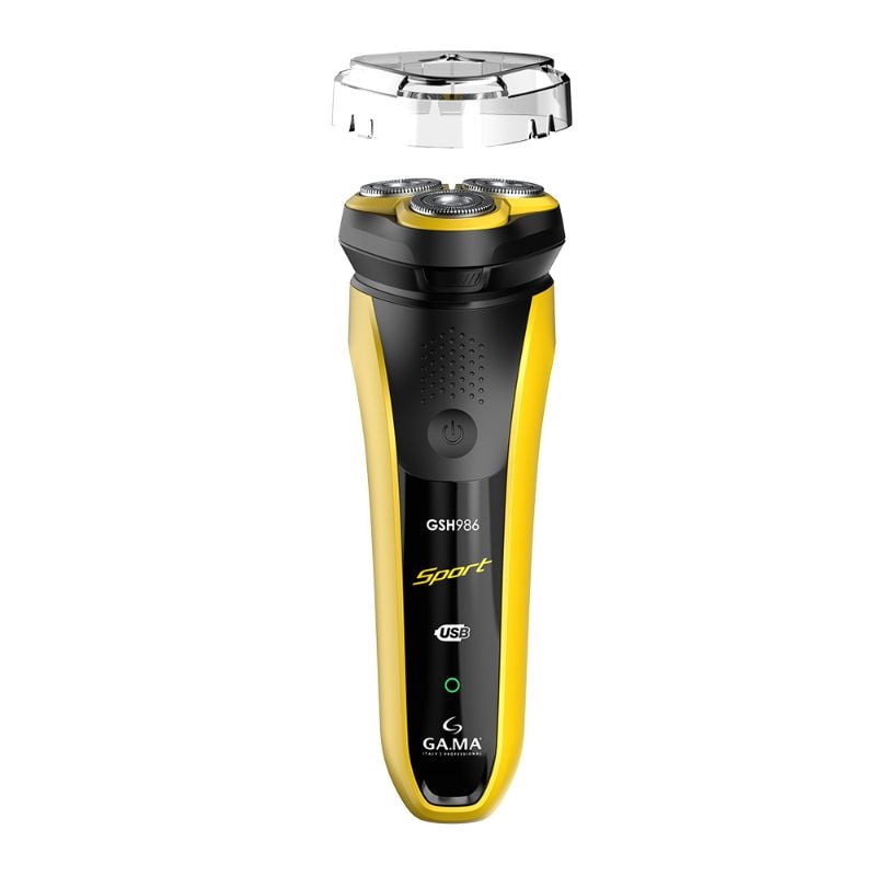 Gama - Afeitadora Sport Gsh986 Usb Negro Y Amarillo