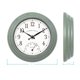 thumbnail image 3 of Reloj de pared La Crosse Clock 20 cm verde salvia con pantalla de temperatura, 3 of 7