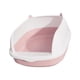 thumbnail image 3 of Caja De Arena Para Gatos De Cara Alta, Orinal Para Gatos, Inodoro Para Conejitos, Suministros Para Mascotas, Viaje, Rosa L, 3 of 5