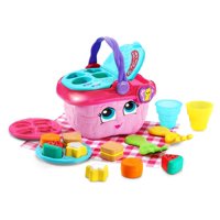 Cesta De Pícnic Leapfrog Shapes And Sharing Rosa Con 15 Piezas