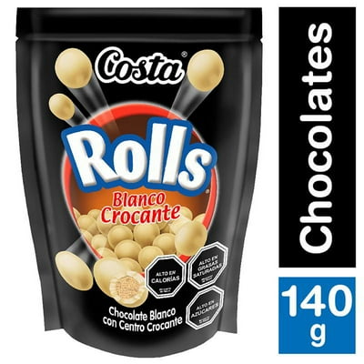 Chocolate Rolls Blanco 140 G Costa