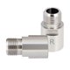 thumbnail image 1 of 1 Par Adaptador De Espaciadores De Pedal Extensor De Pedal De Bicicleta Izquierdo Derecho Plateado 20 Mm, 1 of 5