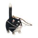 thumbnail image 5 of Mini Colgante De Resina Con Forma De Gato Navidad Para Espejo De Coche Negro Blanco, 5 of 5