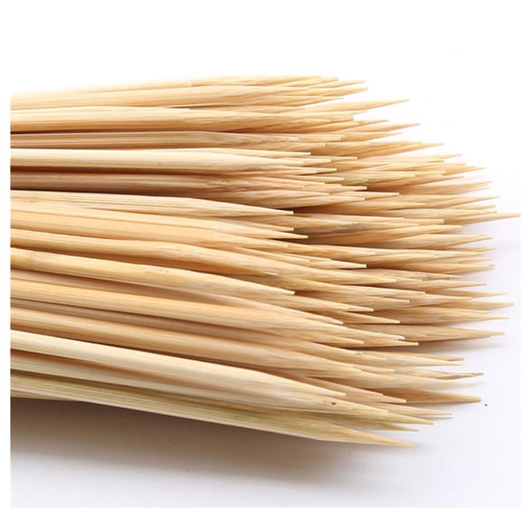 Palitos de Bambú DTmasao 12" 200 unidades, Diámetro 3 mm
