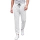thumbnail image 1 of Pantalones Joggers de Lino a Rayas con Cintura Elástica y Cordón para Hombre INSPIRE CHIC M Blanco, 1 of 5