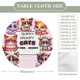 thumbnail image 2 of Grumpy Cat theme Fitted Round Tablecloths Elastic Edged Table Covers Waterproof Table Cloth For Kitchen Holiday Party Tables Decor 120cm, 2 of 6