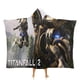 thumbnail image 1 of Titanfall Manta Capa con Capucha Anti-Bolitas, Manta de Lana Ártica Suave, Manta Portátil de Felpa Ligera y Lujosa, Poncho para Siesta en Casa y Oficina, 100*130cm, 1 of 6
