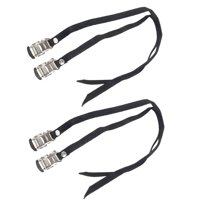 Magideal - 4 Uds Correas De Pedal De Bicicleta Correas De Clips Para Los Dedos Del Pie Con Hebilla Cinturón Correas De Pedal De Pie Resistentes Para Bicicleta De