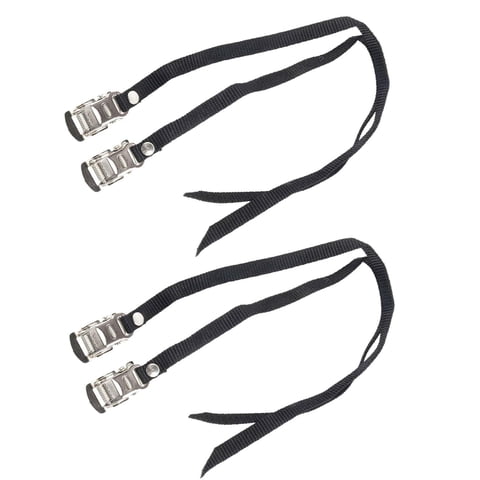 Magideal - 4 Uds Correas De Pedal De Bicicleta Correas De Clips Para Los Dedos Del Pie Con Hebilla Cinturón Correas De Pedal De Pie Resistentes Para Bicicleta De