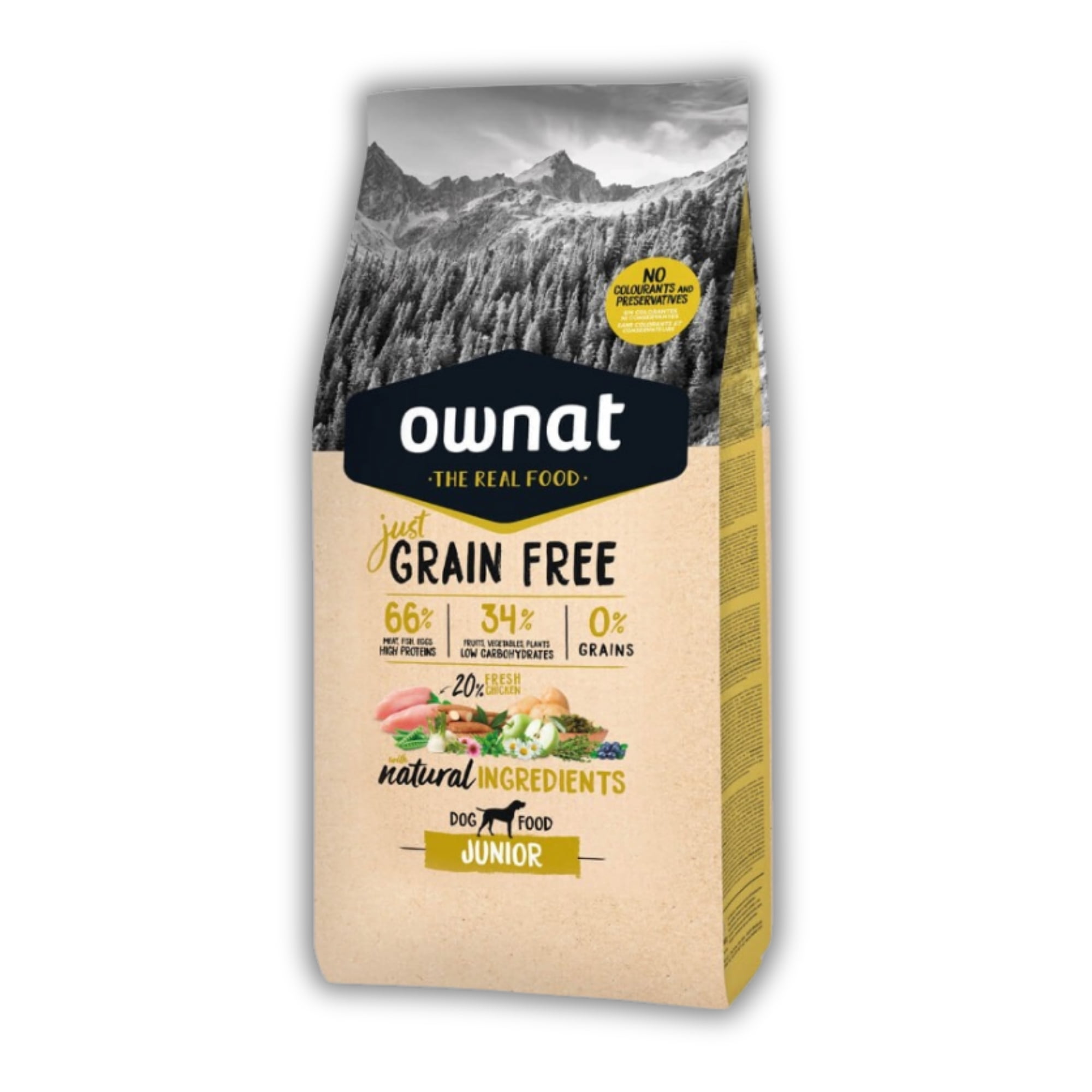 Ownat - Alimento Para Perro Grain Free Cachorros 3 Kg