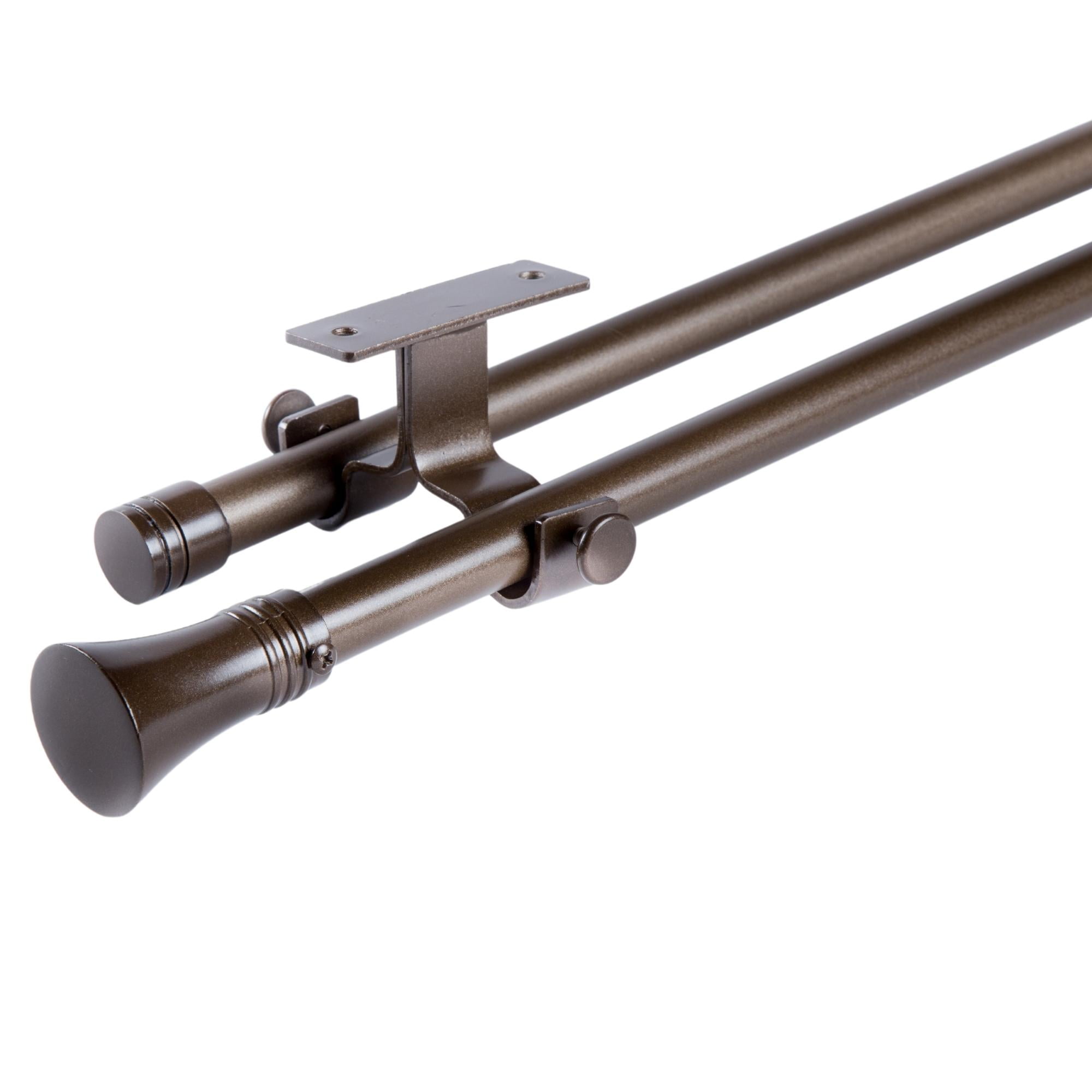 Metalhsa - Set Extensible Techo 75-110 Cm Terminal Cónico Color Café