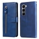 thumbnail image 3 of Funda con Cremallera para Infinix Hot 60i 4G, Carcasa Cartera de Cuero PU con Soporte y Tarjetero, 3 of 5
