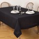 thumbnail image 3 of Mantel SARO LIFESTYLE 213 cm Negro con borde de hemstitch, 3 of 4