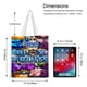 thumbnail image 5 of Blox Fruits Bolso de tela con estampado de lienzo para mujer, bolsa de compras reutilizable y estética, con cremallera interior, regalo para mujer,40*40cm., 5 of 6