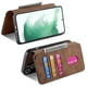 thumbnail image 5 of Funda Billetera Magnética para Samsung Galaxy S22 Plus Soporte Tarjetas Desmontable Marrón, 5 of 6