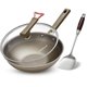 thumbnail image 1 of Wok SUMEIGUAN de 33 cm con recubrimiento antiadherente de titanio y tapa, 1 of 8