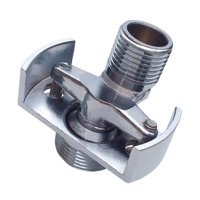 Bothyi - Adaptador De Grifo De Ducha Adaptador De Grifo De Bañera Con Patas De Garra Montado En La Pared Para El Hogar Corto 18 Mm