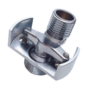 Bothyi - Adaptador De Grifo De Ducha Adaptador De Grifo De Bañera Con Patas De Garra Montado En La Pared Para El Hogar Corto 18 Mm