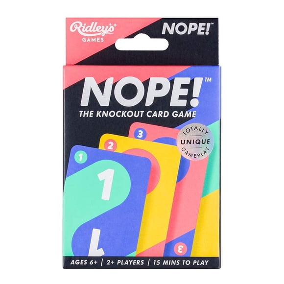 Juego de cartas Ridley's ¡No! Diversión para familias y niños de más de 6 años