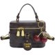 thumbnail image 1 of Bolso bandolera acolchada vintage marrón mujer pequeño neceser asa superior caja, 1 of 6