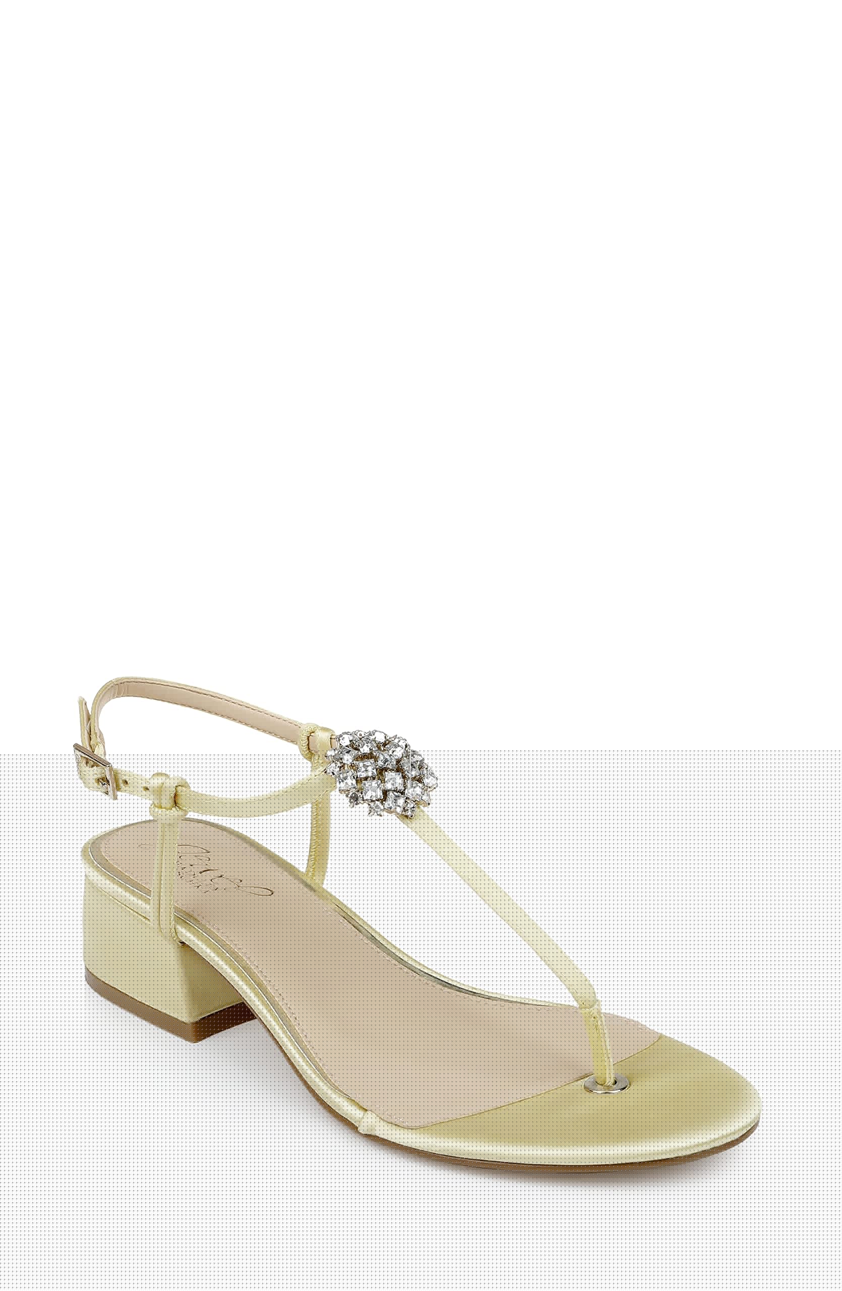 thumbnail image 1 of Sandalia Lizette con Tacón Bajo y Bloque Jewel Badgley Mischka, 1 of 9