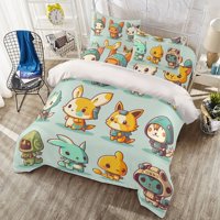 Milsleep - Juego De Funda Nórdica Infantil De Cuatro Piezas