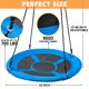 thumbnail image 2 of Juego de columpios Saucer Tree TURFEE de 40 a 320 kg, con tapa de peso Azul, 2 of 7
