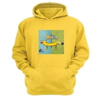 Genérico - Polerón Canguro Cat Dog Amarillo Talla Xs Unisex