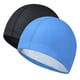 thumbnail image 1 of Gorro de natación de 2 piezas Gorro de natación con protección para los oídos Gorro de natación de PU con pelo de mayordomo Gorro de natación de entrenamiento para adultos, 1 of 6
