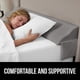 thumbnail image 5 of Almohada con forma de cuña GORILLA GRIP, patente pendiente, tamaño queen, 5 of 9