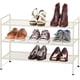 thumbnail image 3 of Zapatero Simple Houseware, 3 niveles, malla apilable, color blanco, 3 of 6