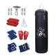 thumbnail image 4 of Bolsa Sin Llenar Protectores De Manos Saco De Boxeo Rellenable Para Gimnasio En Casa Adultos Taekwondo Negro 100 Cm, 4 of 5