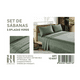 thumbnail image 1 of Set De Sabanas 2.0 Plazas 150 Hilos Color Verde 2 Funda De Almohada, 1 of 2