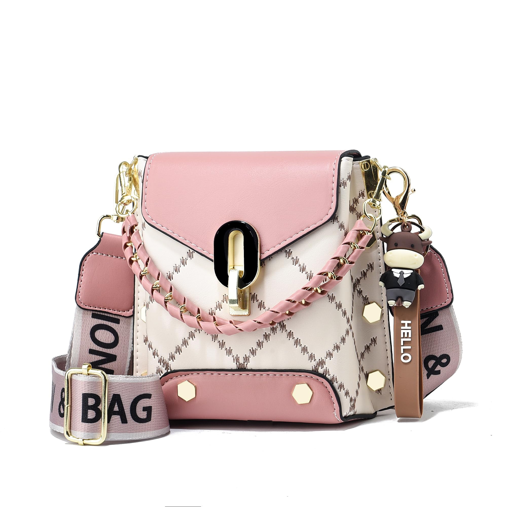 Bandolera Xiaoyu Small Para Mujer, A La Moda, Rosa