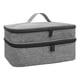thumbnail image 5 of Estuche De Transporte De Doble Capa Estuche De Almacenamiento Portátil Para Amigas Esposa Gris, 5 of 5
